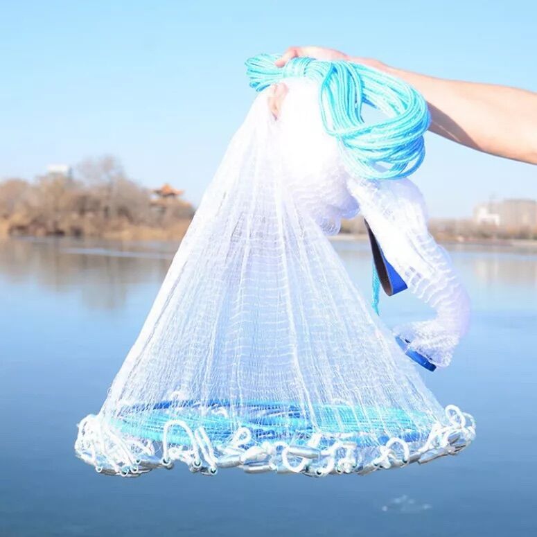 Chài cước đĩa bay ufo thái lan - sợi cước đủ size - hàng có đĩa chuyên bắt cá tôm
