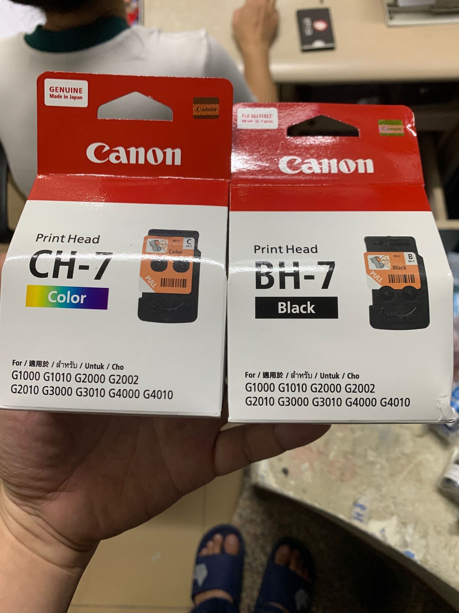 Đầu phun mực màu dùng cho máy in Canon G1000 color Print Head Dùng cho máy