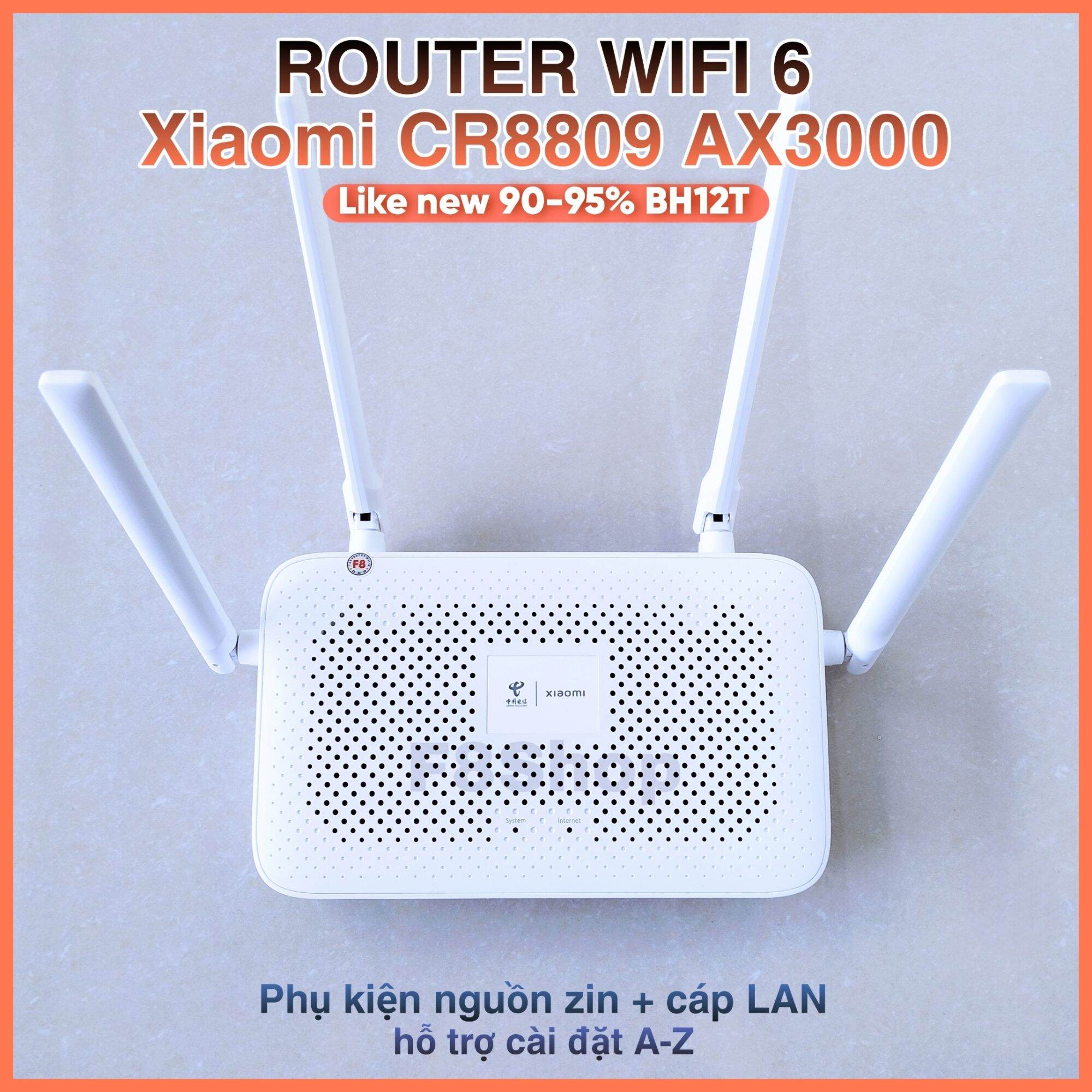 Bộ phát Wifi Xiaomi CR8806 CR8808 CR8809 Wifi 6 AX3000 Mesh Gigabit Router WiFi 6 AX CR8806 8808 880