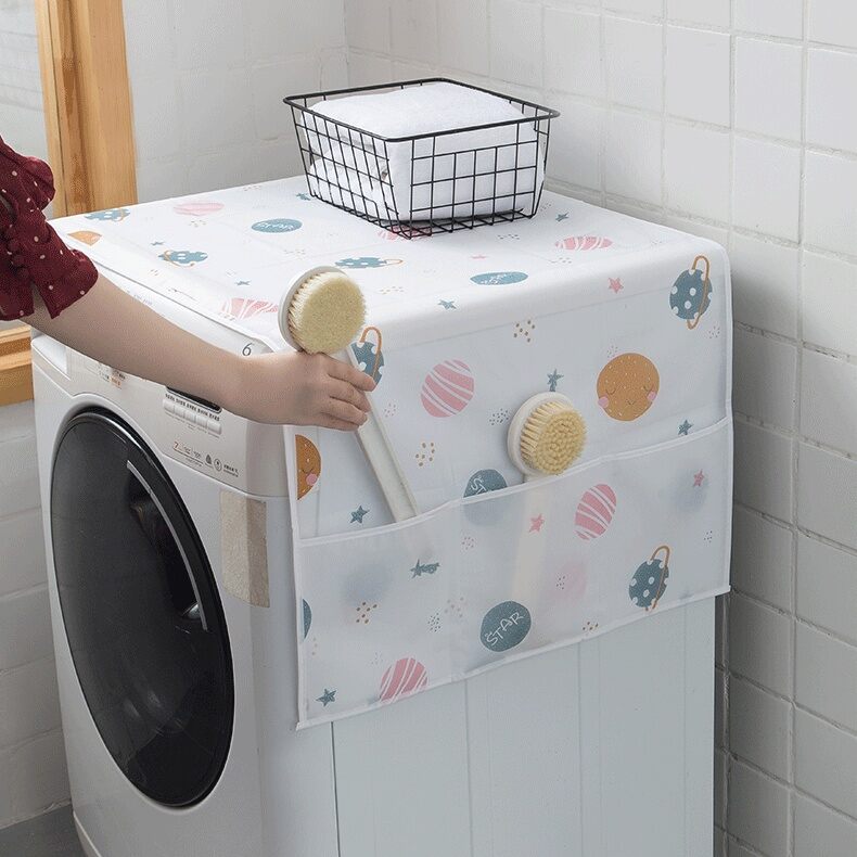 tấm phủ tủ lạnh, máy giặt có ngăn để đồ