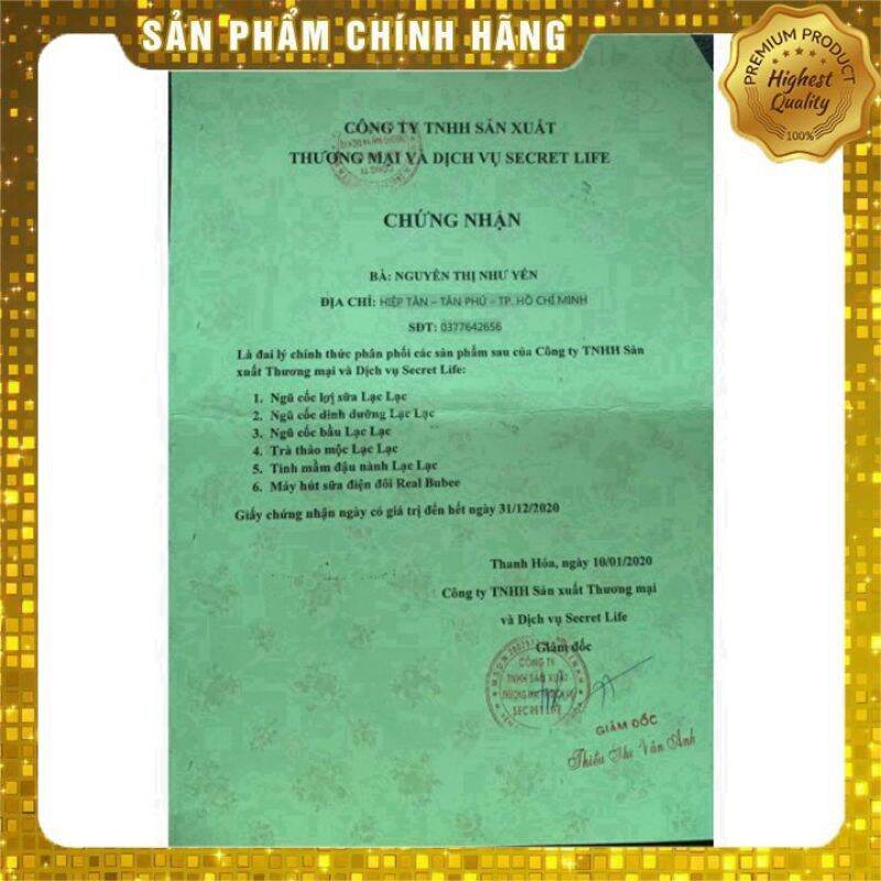 (15gói )Ngũ cốc bà bầu lạc lạc