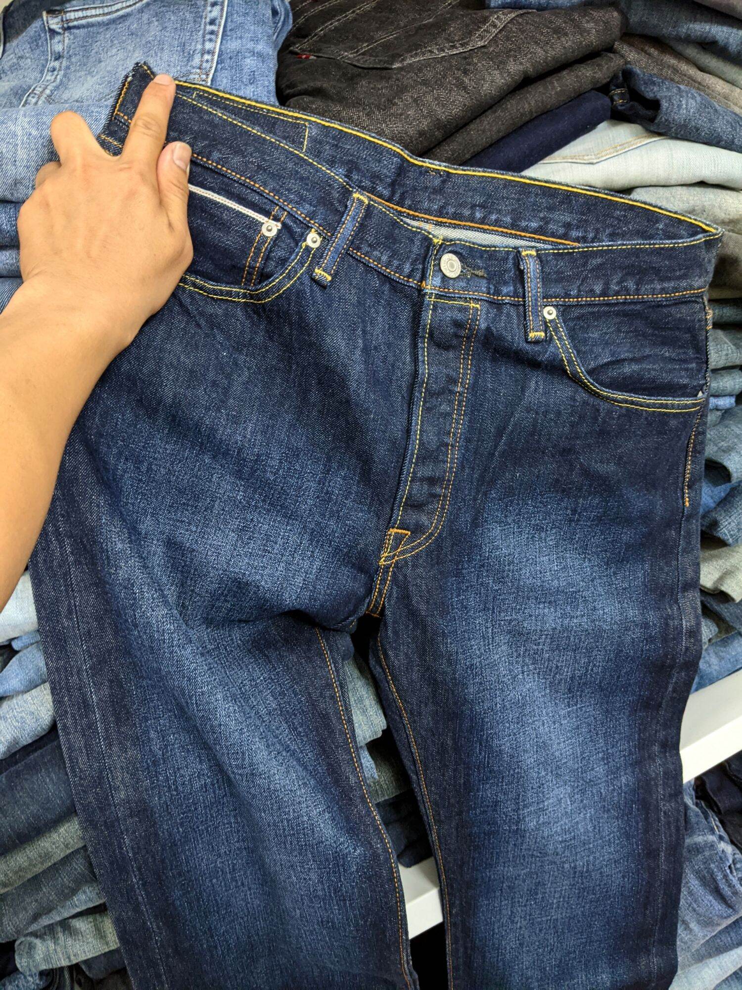 quần jeans levis authentic ống đứng
