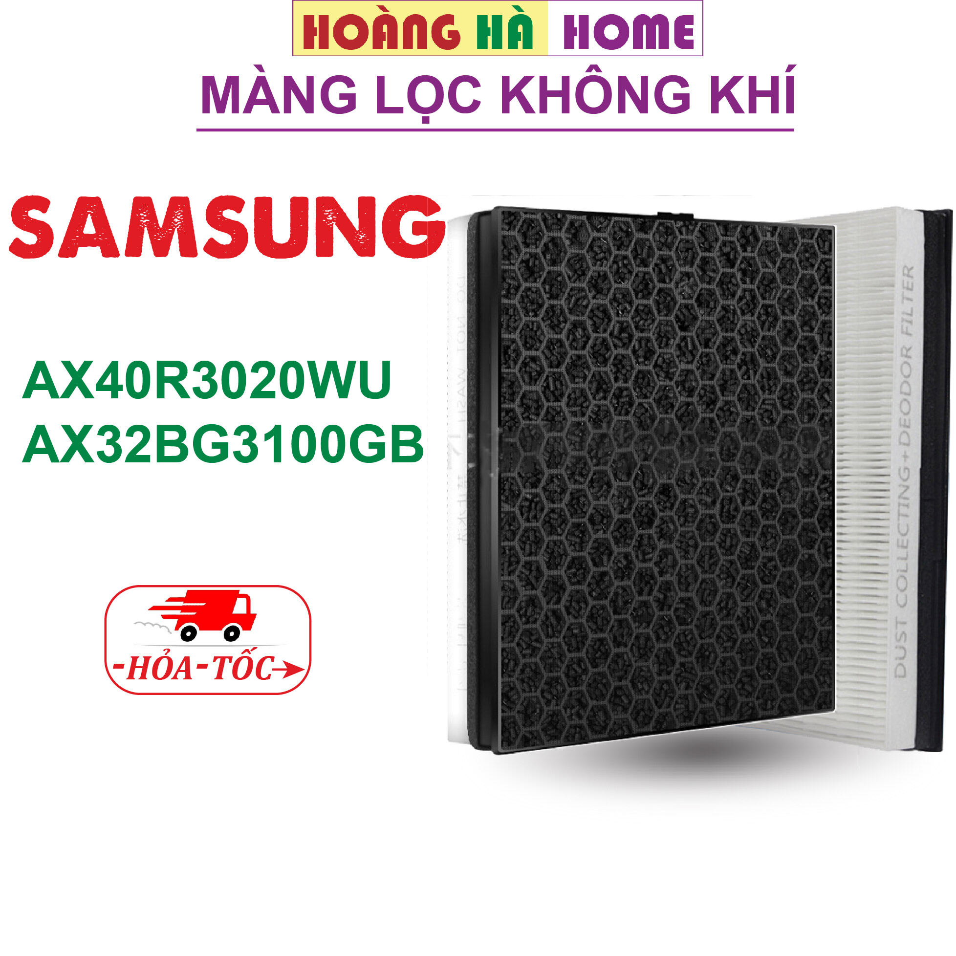 Màng lọc không khí samsung ax40r3020wu ax32bg3100gb màng lọc hỗn hợp cxf-b100, màng hepa, màng than hoạt tính