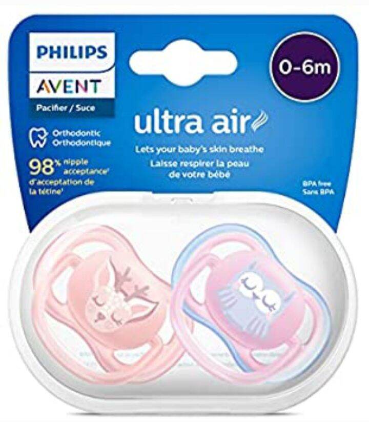 (Nhập Mỹ) Ti ngậm ti giả Philips AVENT 0-6 tháng