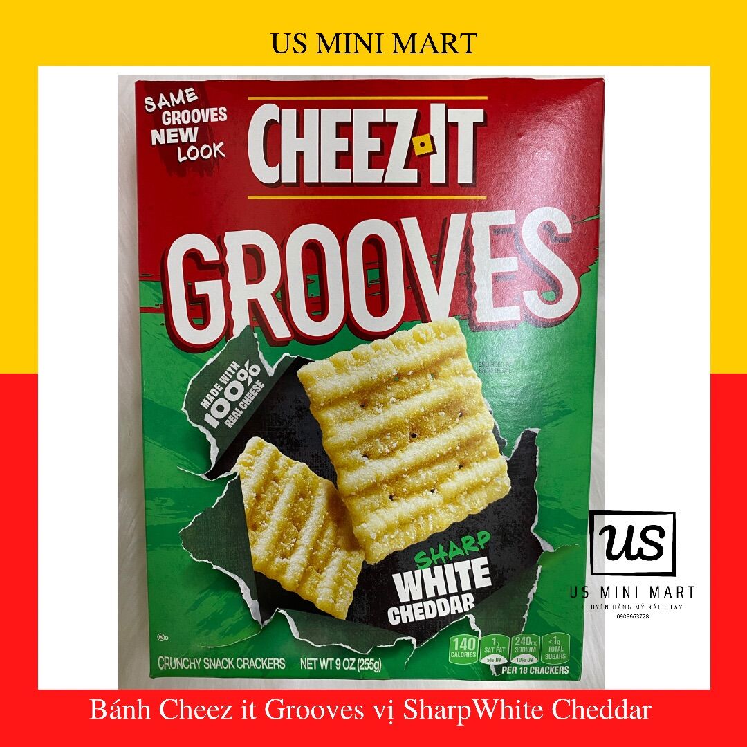 Snack Cheez it vị Phô mai mặn,đậm vị và béo ngậy