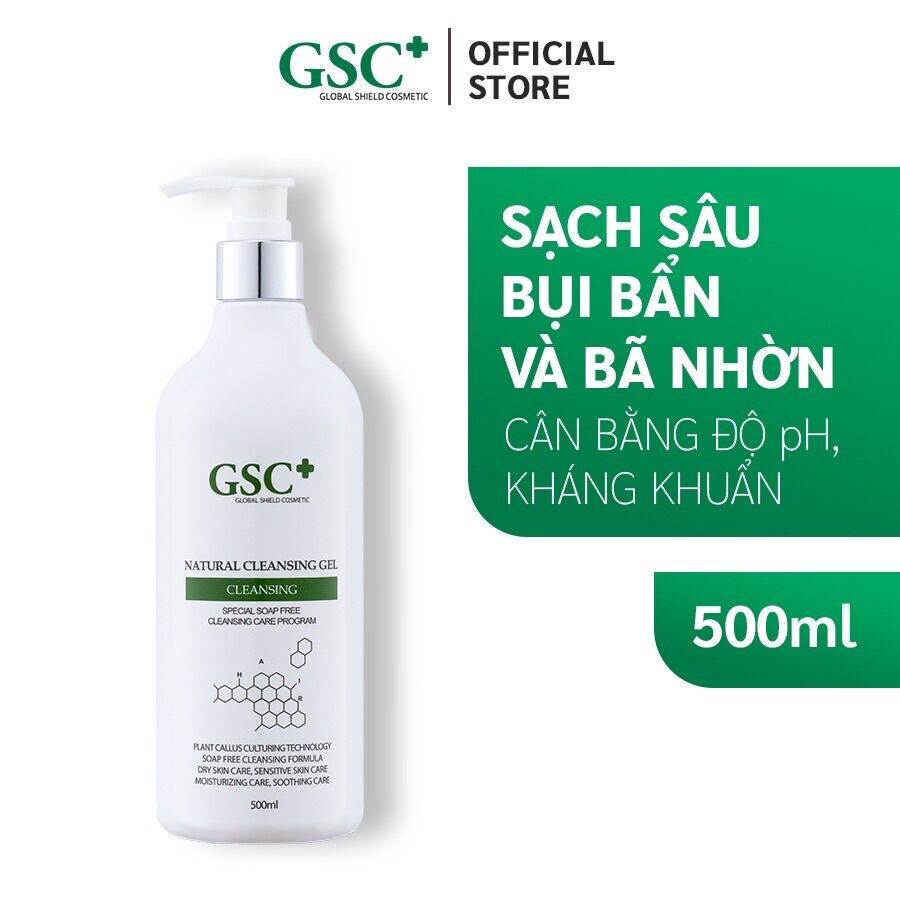 Sữa Rửa Mặt Dạng Gel Gsc Hàn Quốc 500ml