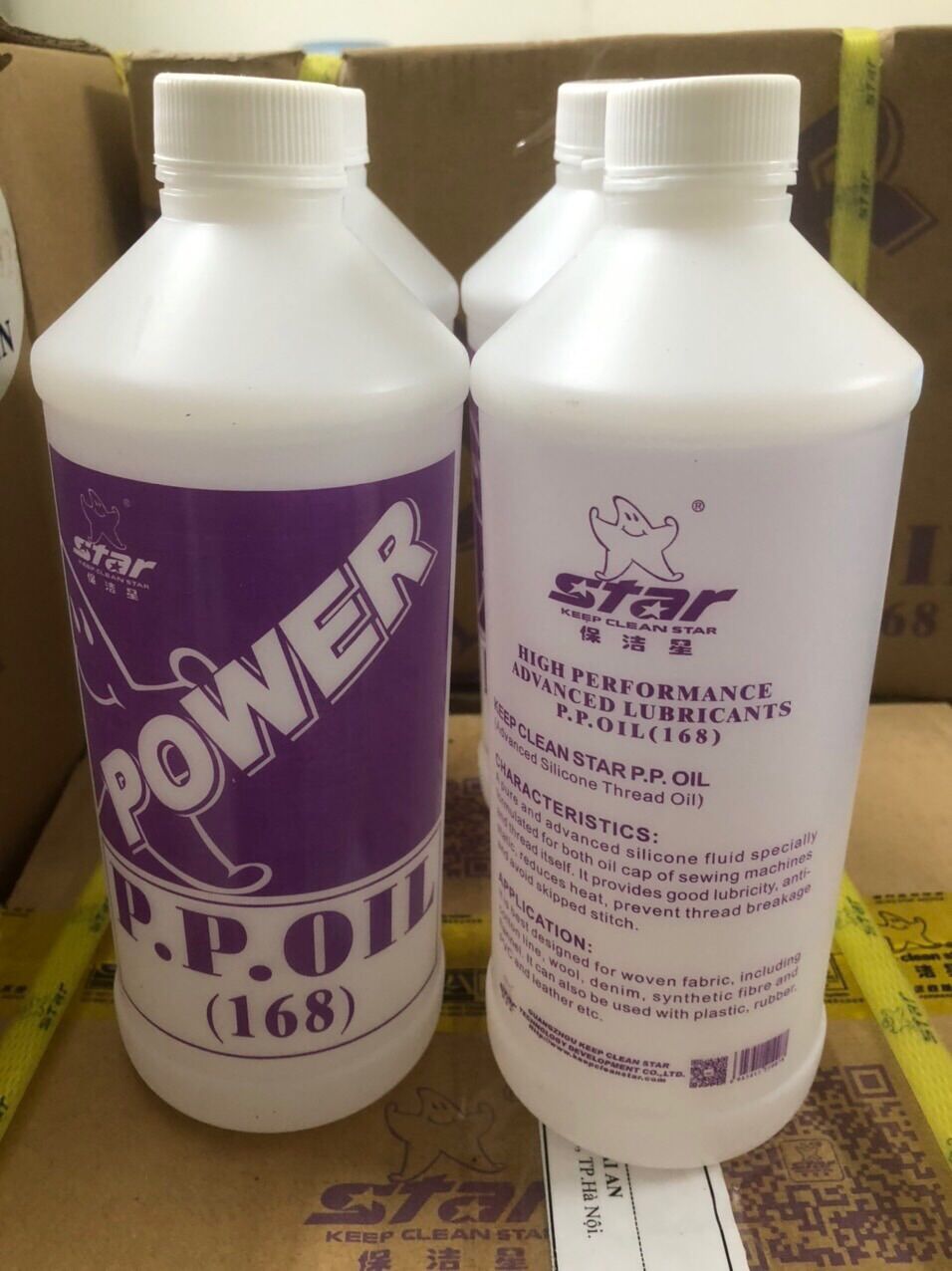 Dầu chơn chỉ 168 Spower star chai 1 lít