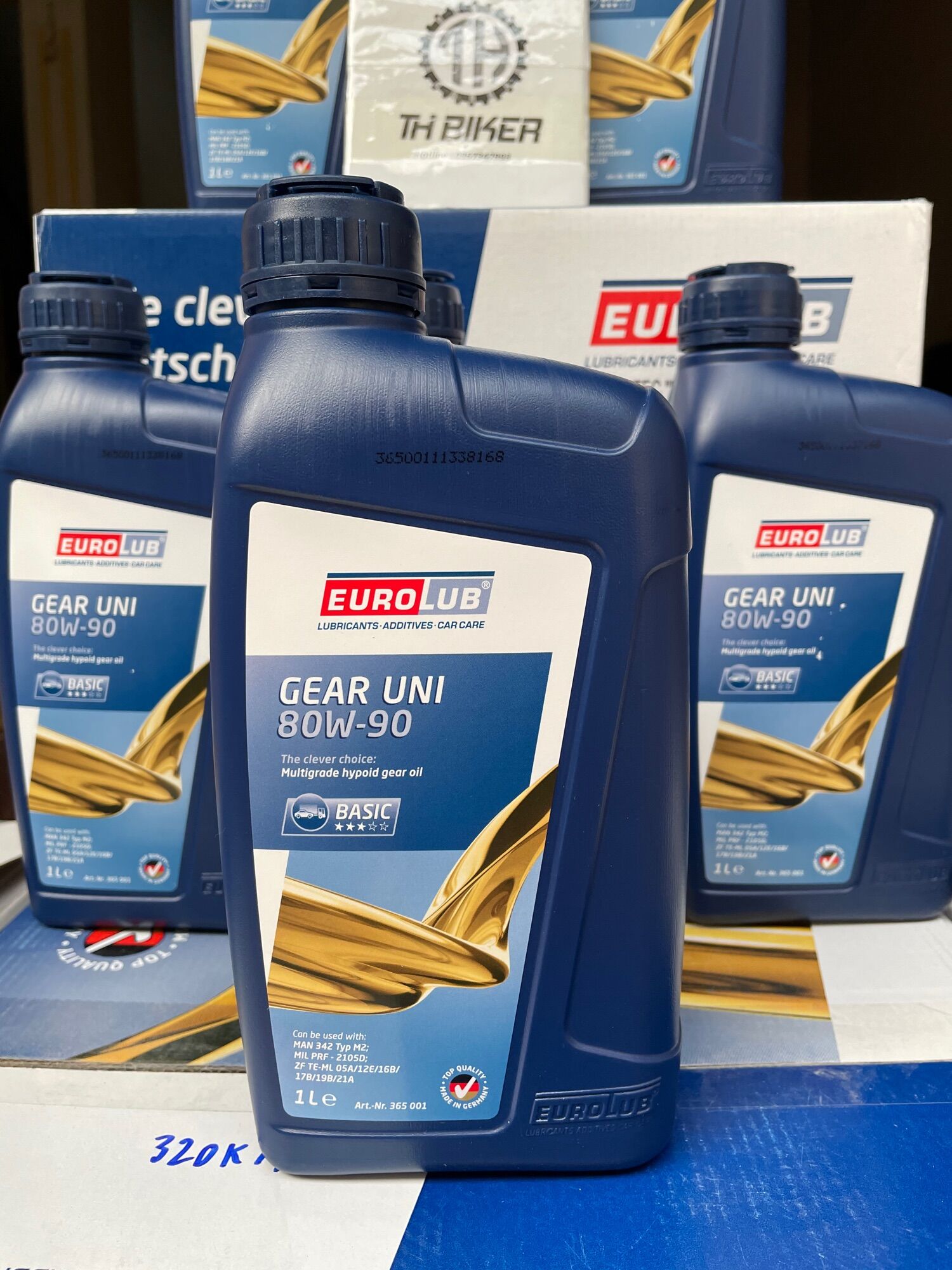 Dầu nhớt hộp số eurolub gear uni 80w-90 1l