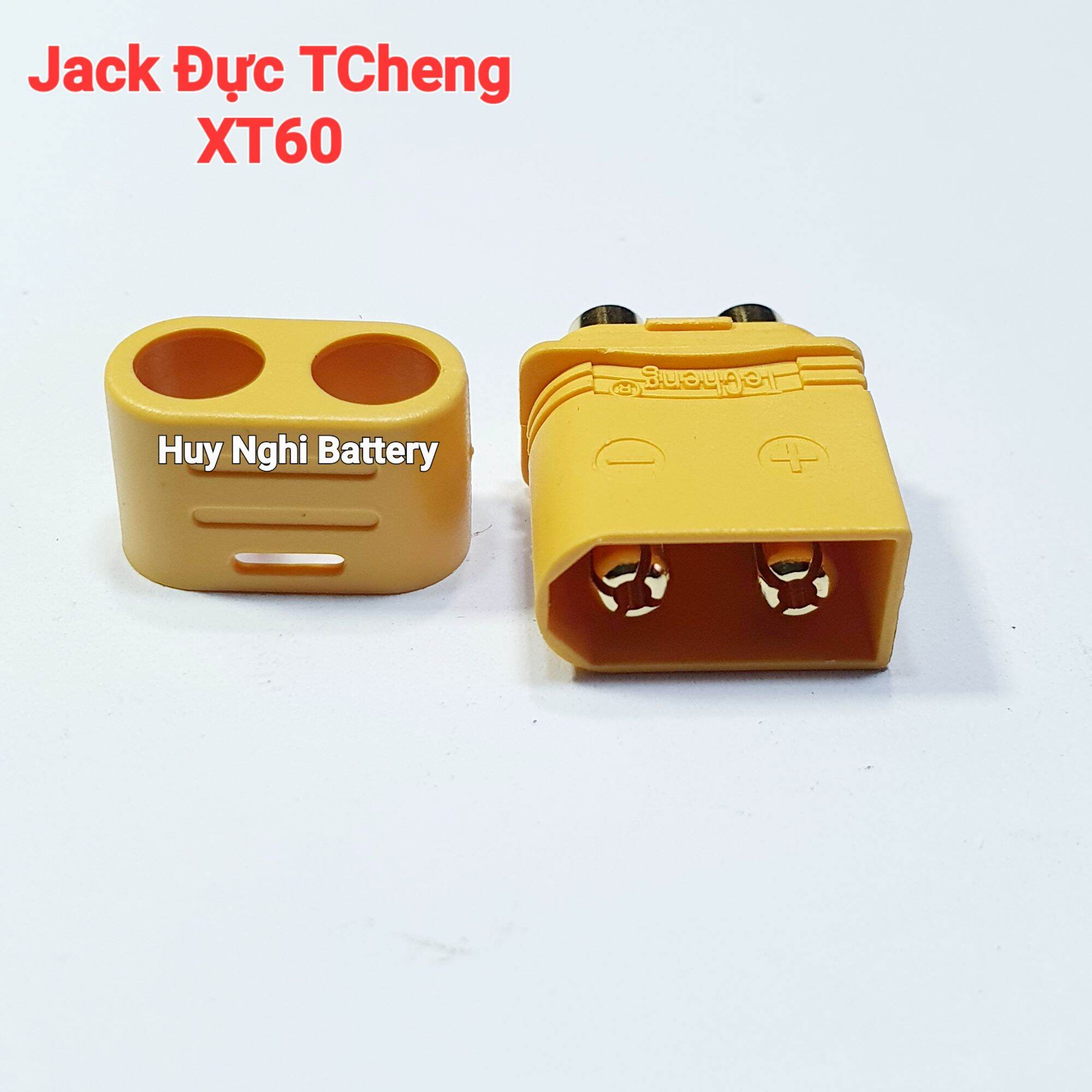 Jack Cắm XT60 Có Nắp Chụp Bảo Vệ (Cắm Pin Lipo, Nối Nguồn Điện)