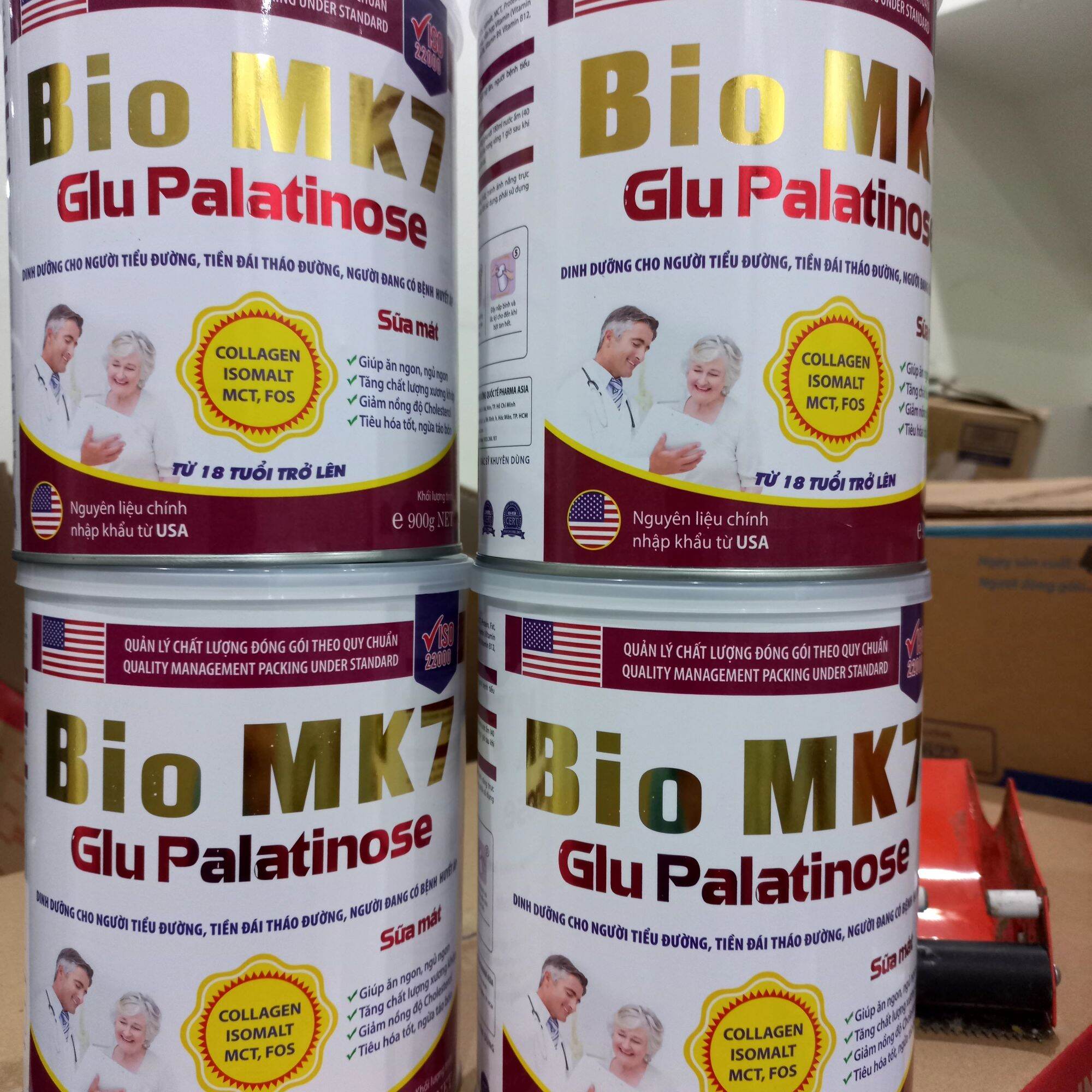 Sữa tiểu đường bio mk7 glu palatinose 900g