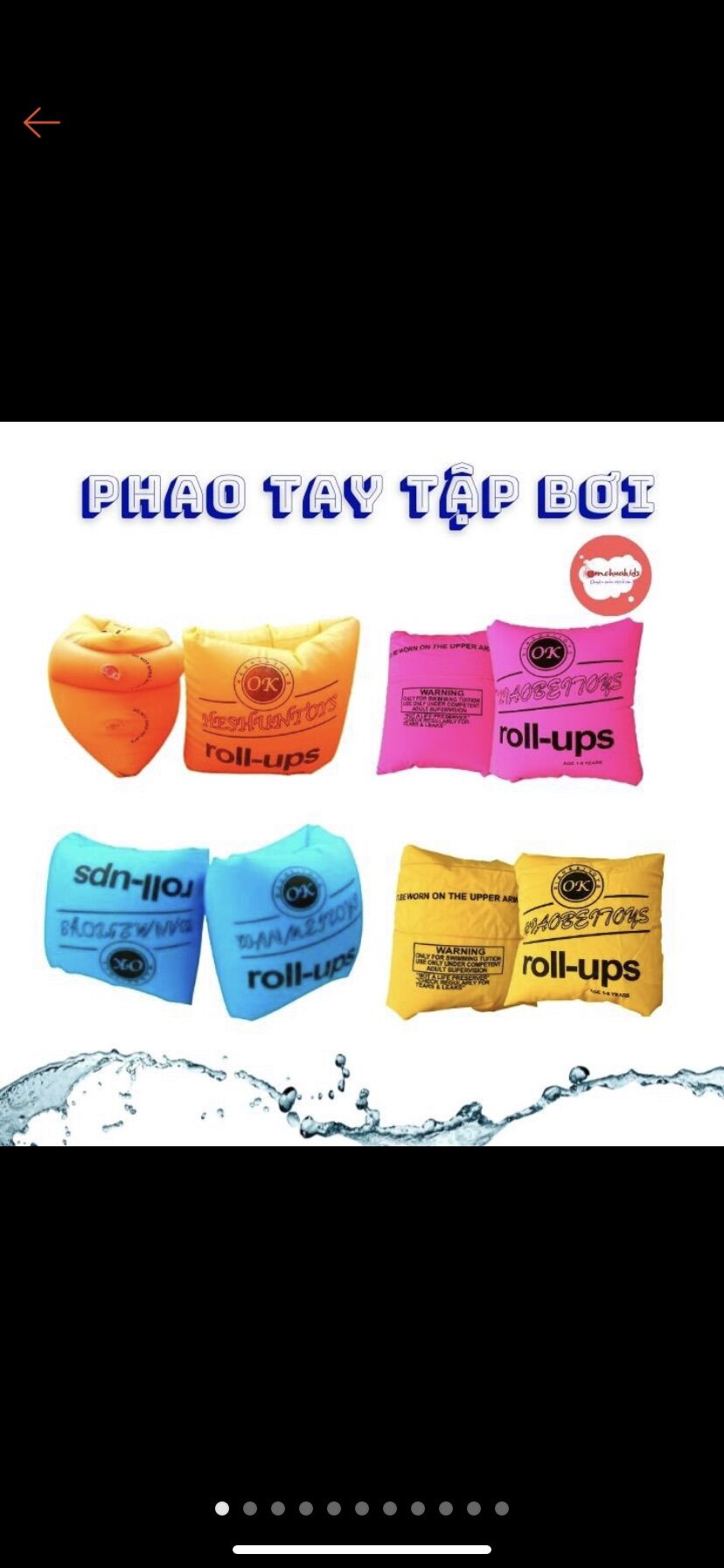 Phao tay tập bơi