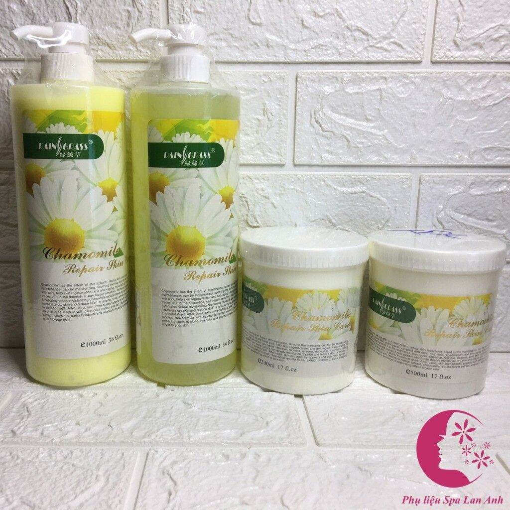 bộ chăm sóc da hoa cúc gồm 4 sản phẩm ( sản phẩm cho spa)