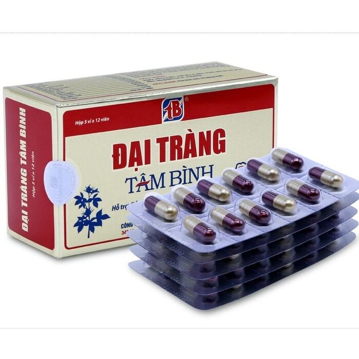 Đại tràng Tâm Bình - Hộp 60 viên