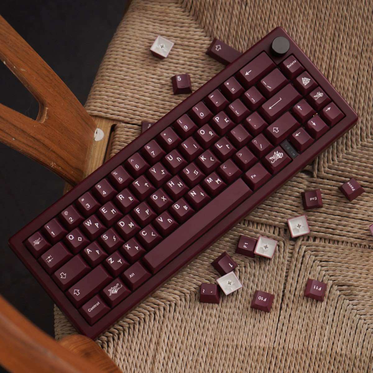 Keycap Cherry Blot PBT Cherry Profile bàn phím cơ Keycap GMK Clone - Polabe Store