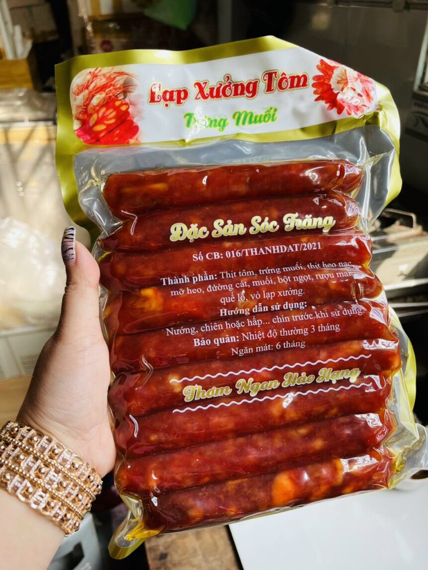 500g lạp xưởng tôm