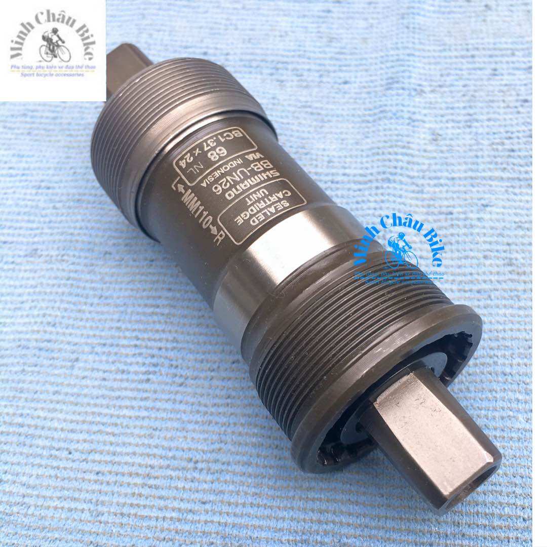 Trục giữa cốt vuông Shimano BB - UN26 110mm. 113mm