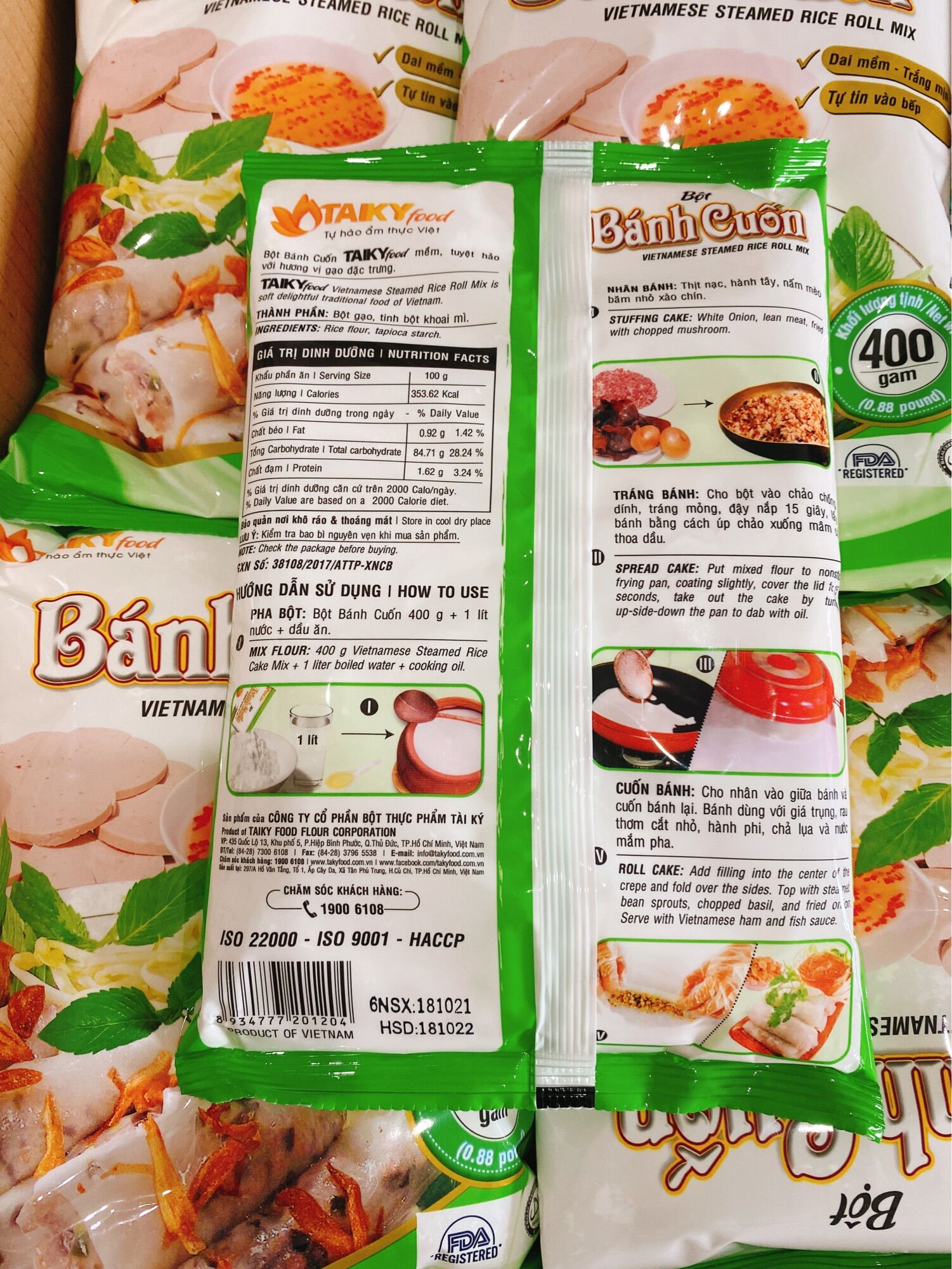 Bột Bánh Cuốn Tài Ký 400g