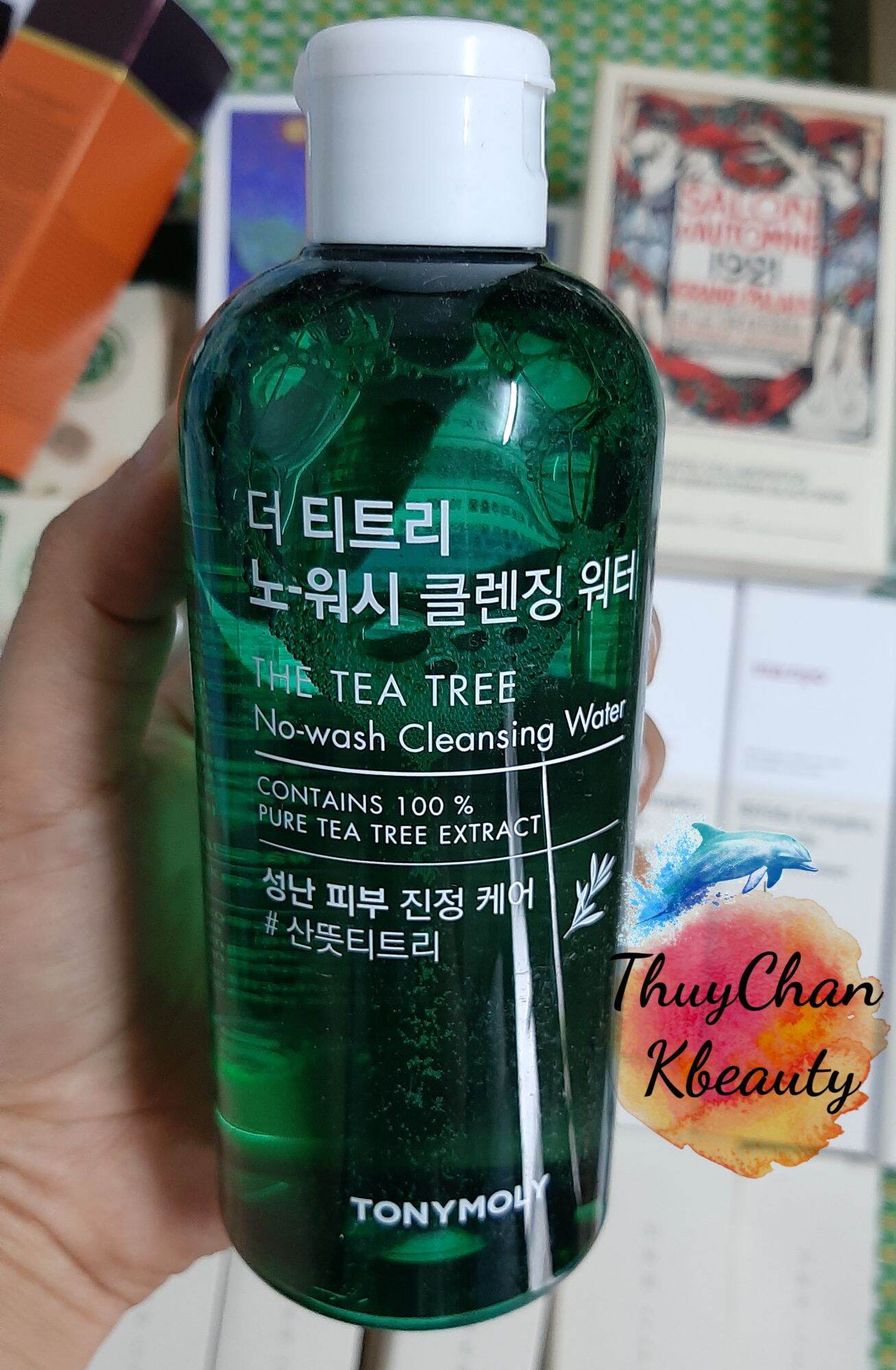 (#Tonymoly) Nước Tẩy Trang Tràm Trà Tonymoly The Tea Tree No - Wash Cleansing Water 300Ml