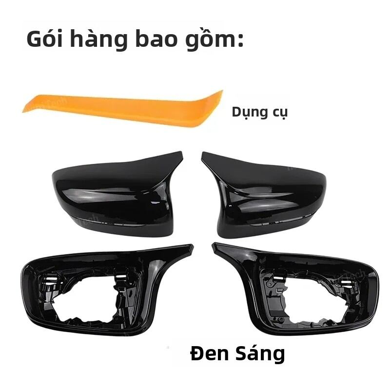 4 Miếng Ốp Gương Chiếu Hậu Bên Hông Bằng Sợi Carbon Dành Cho BMW 3 4 5 7 8er G20 G21 G28 G11 G12 G14