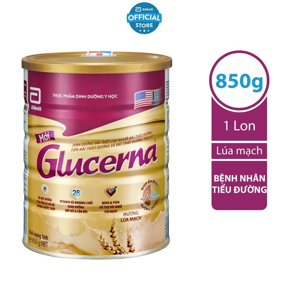 Sữa bột glucerna vani 800g