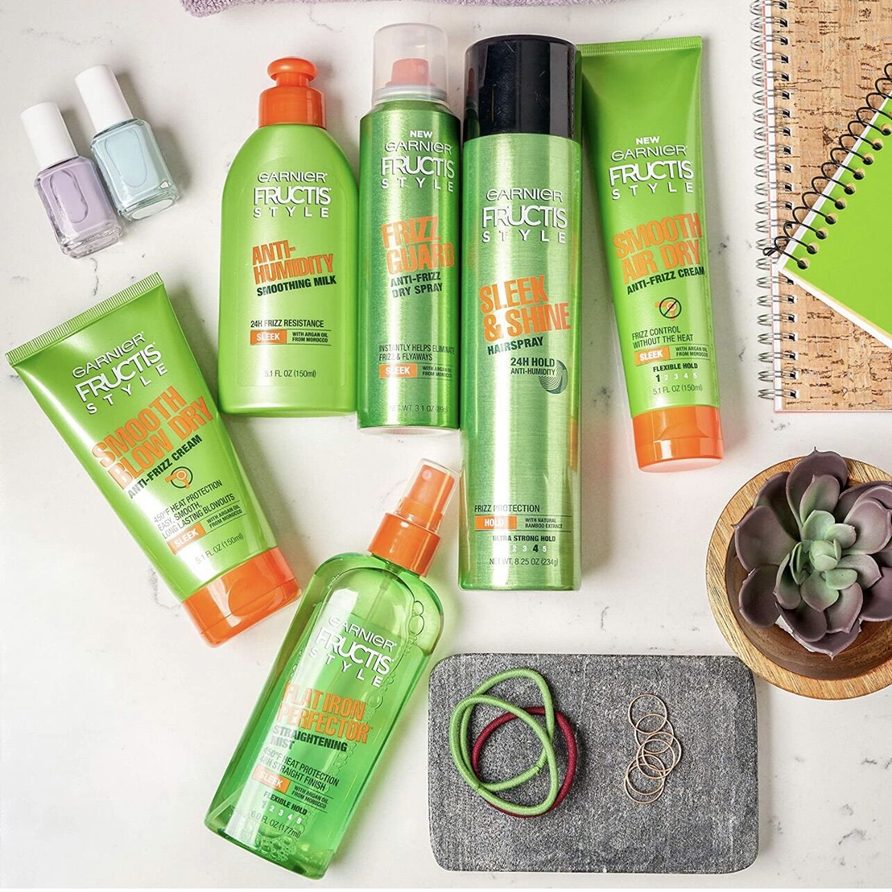 [AUTH-ĐỦ BILL] KEO XỊT GIỮ NẾP TÓC GARNIER SLEEK & SHINE HAIRSPRAY