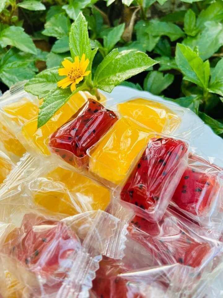 Mứt mít dẻo viên mix thanh long 500g