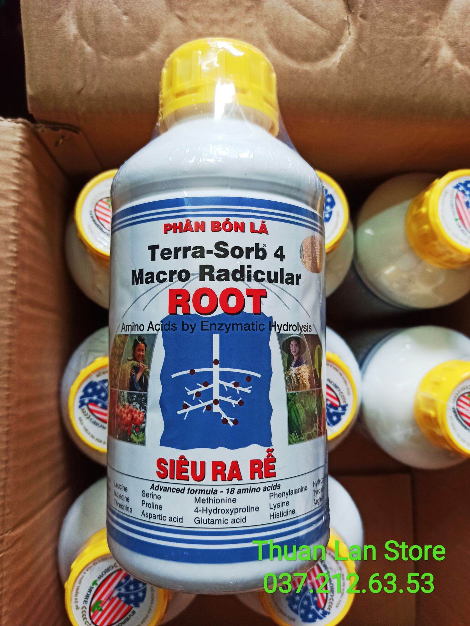 Phân Bón Lá Tera Sorb 4 Siêu Ra Rễ lọ 1 Lít