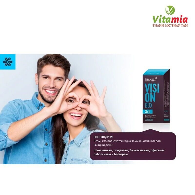 [Hỗ trợ mắt] Thực phẩm bảo vệ sức khỏe Vision Box – 30 túi