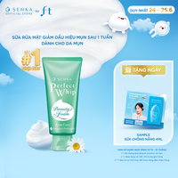 Sữa rửa mặt tạo bọt cho da mụn chứa Salycilic Acid ngăn ngừa mụn SENKA PERFECT WHIP ACNE CARE 100G