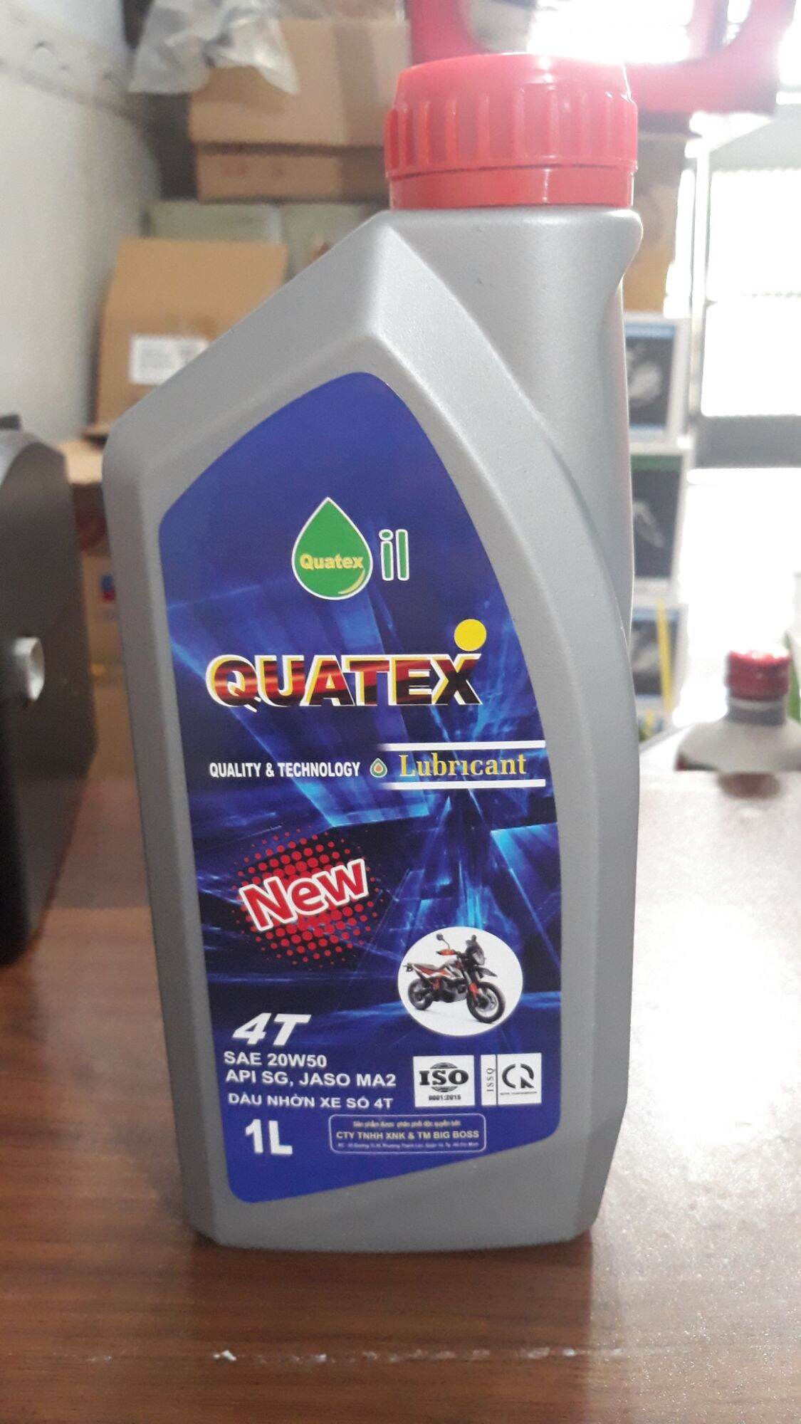 nhớt quatex xe số 1 lít khách rất ưa chuộn