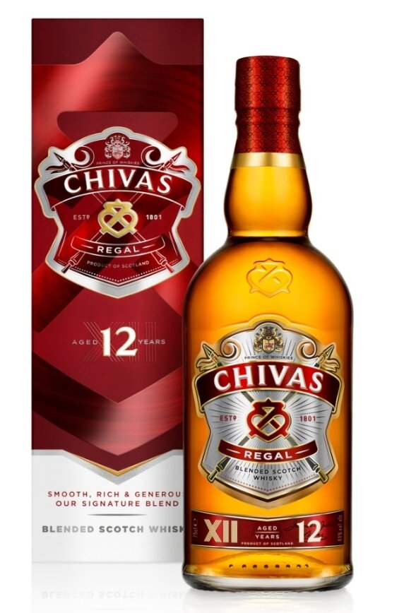Chivas 12 năm mẫu mới