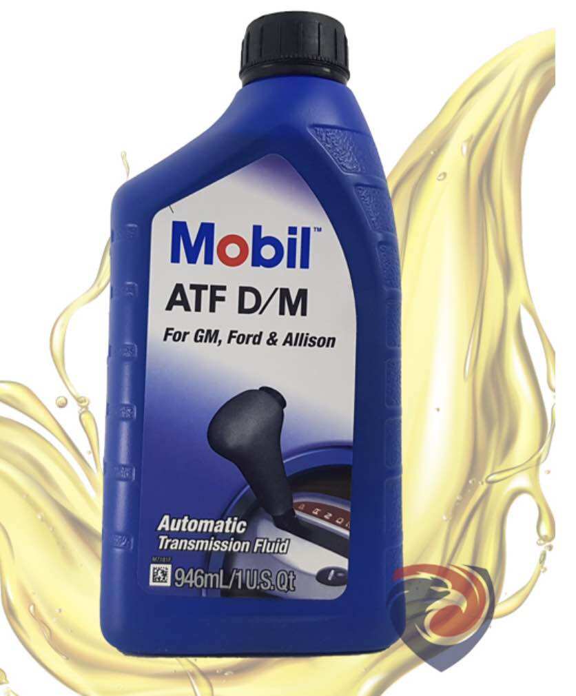 DẦU TRỢ LỰC TAY LÁI,.HỘP SỐ TỰ ĐỘNG : Mobil. ATF D/M ,946ml