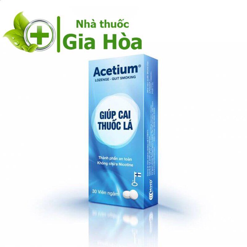 Viên Ngậm Cai Thuốc Lá Acetium