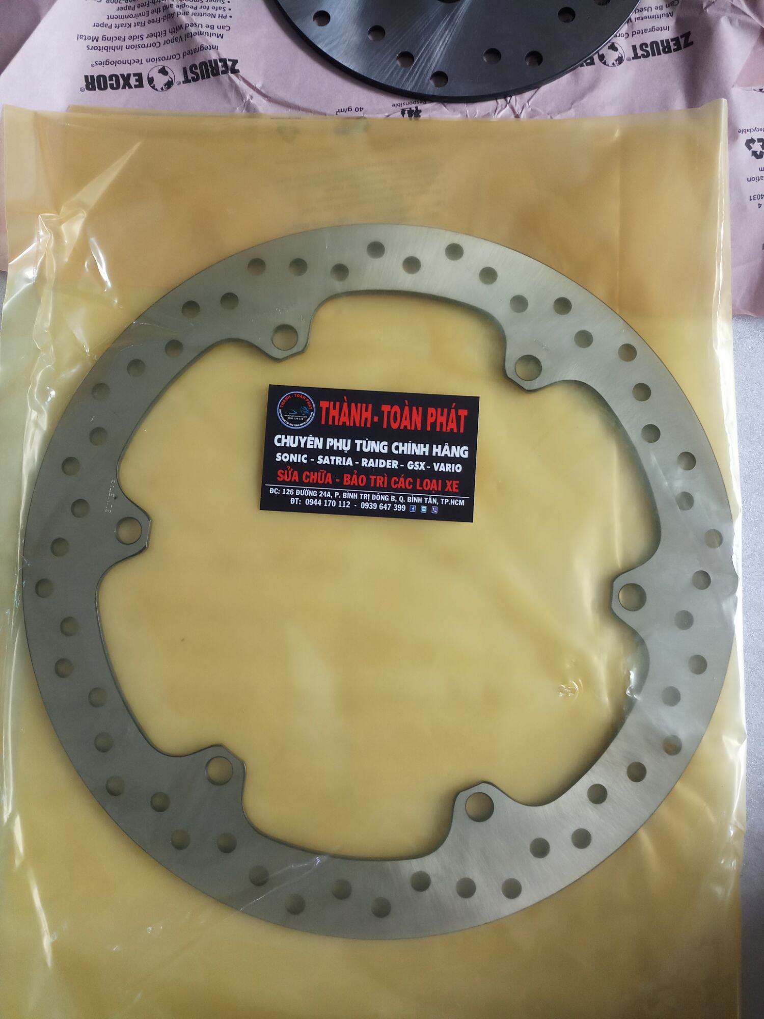 Đĩa thắng trước Sonic 150