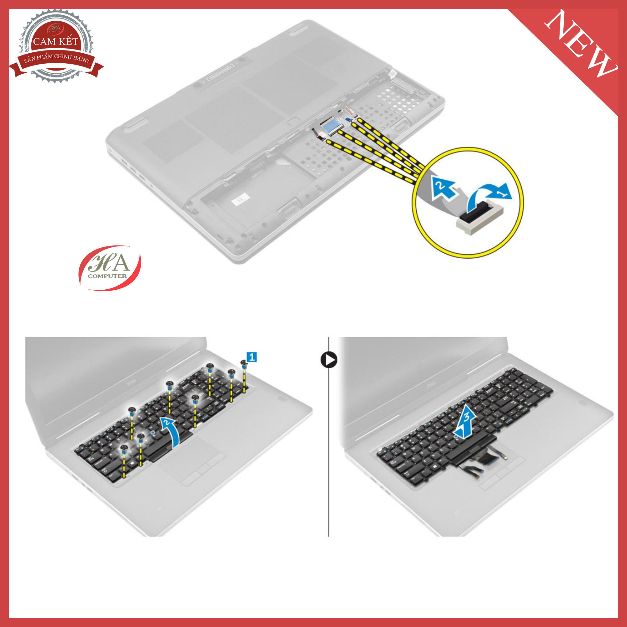 Keyboard dell Precision 7710