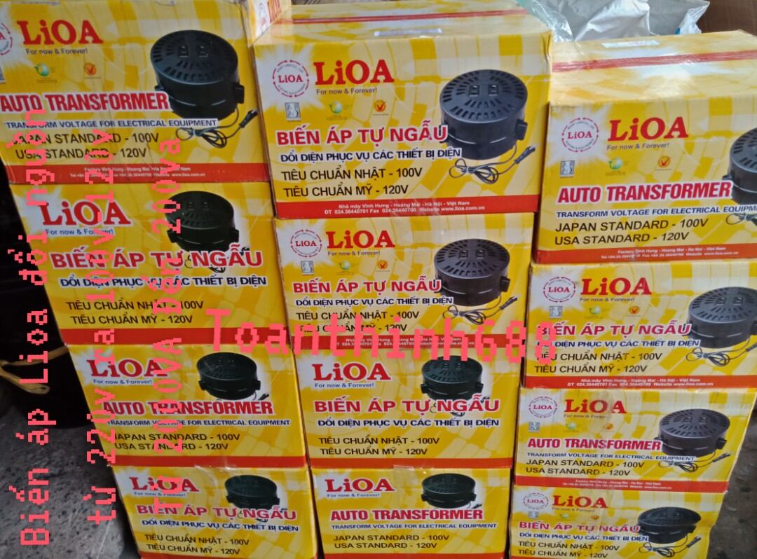 [HCM]Biến áp đổi nguồn 1200VA - 1000VA Lioa