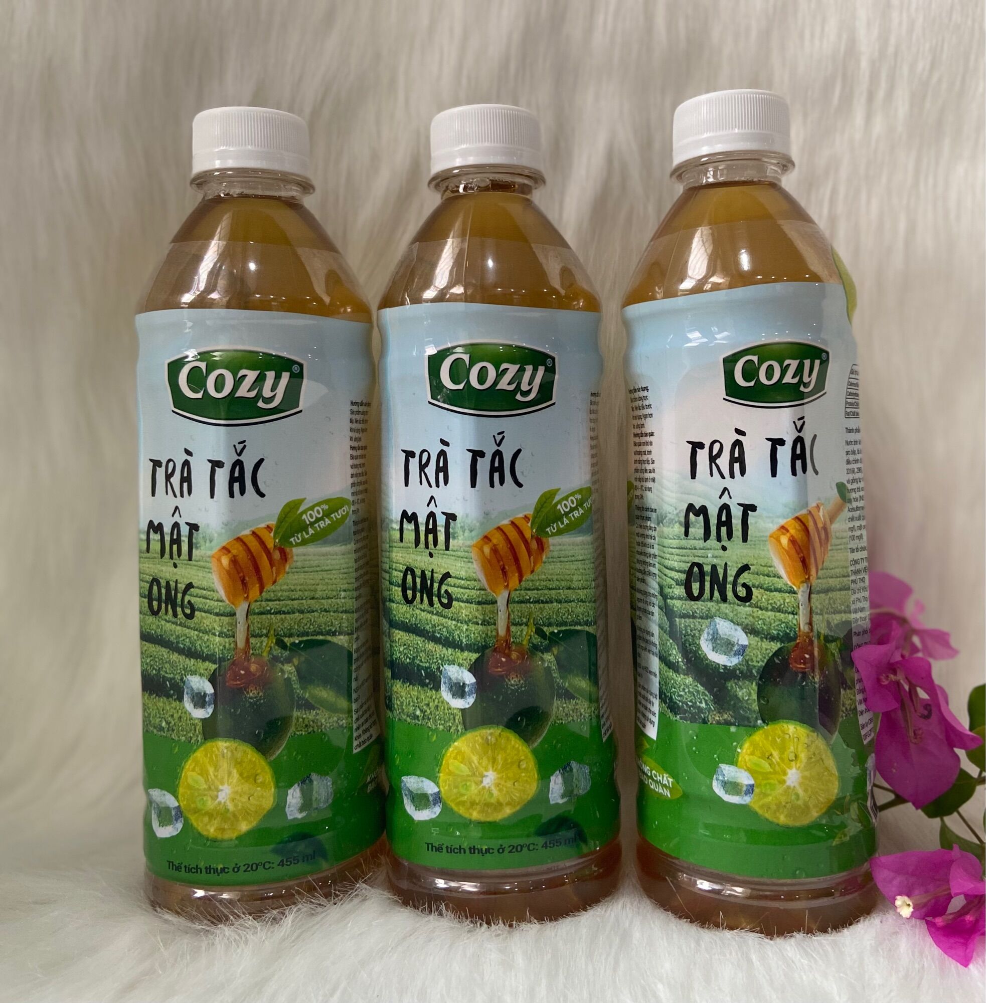 1 Thùng COZY Trà Tắc Mật Ong /24 chai *455ml