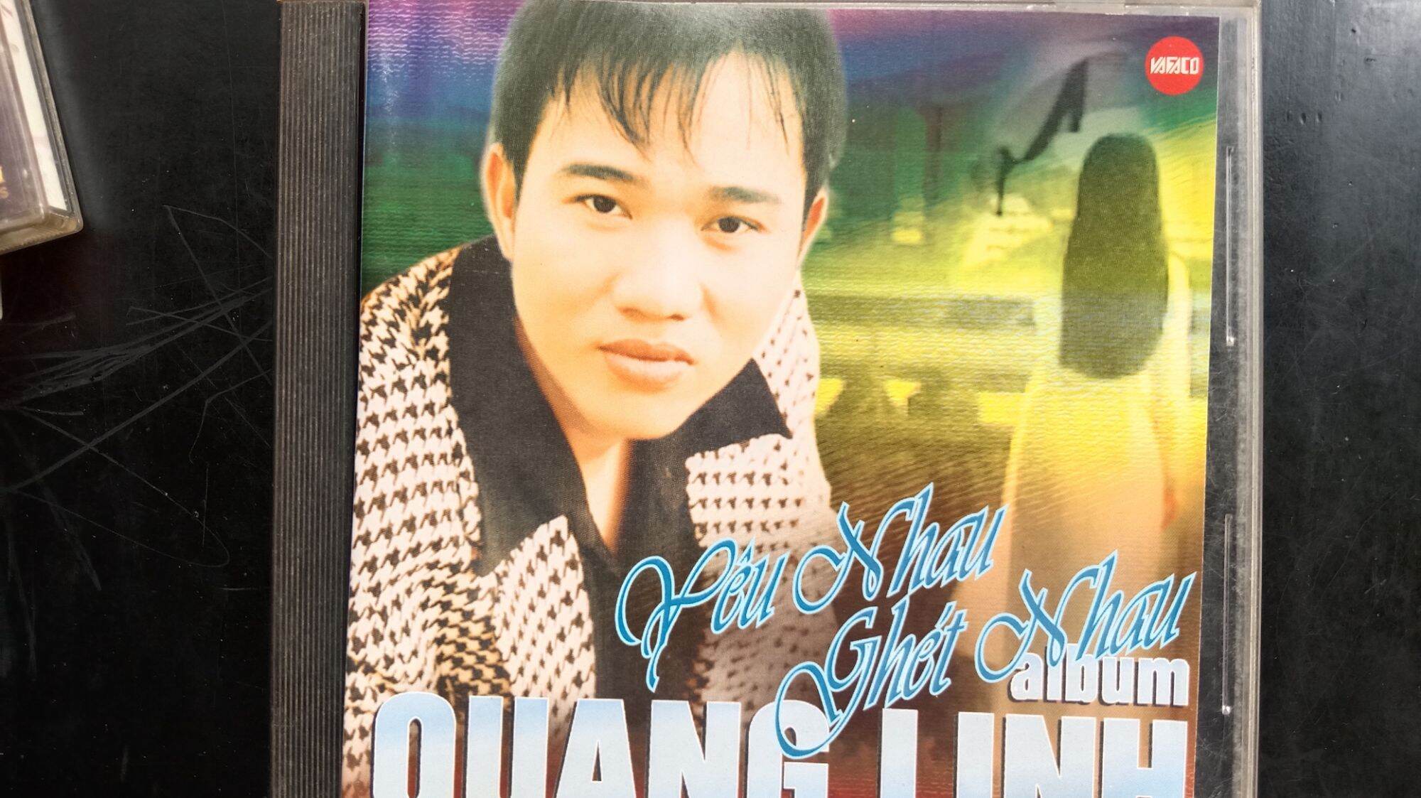 Đĩa cd ca sĩ quang linh _ album _ yêu nhau ghét nhau