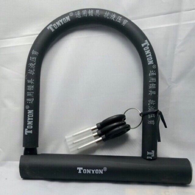 Ổ khoá chữ u xe may chống trộm an toàn tonyon