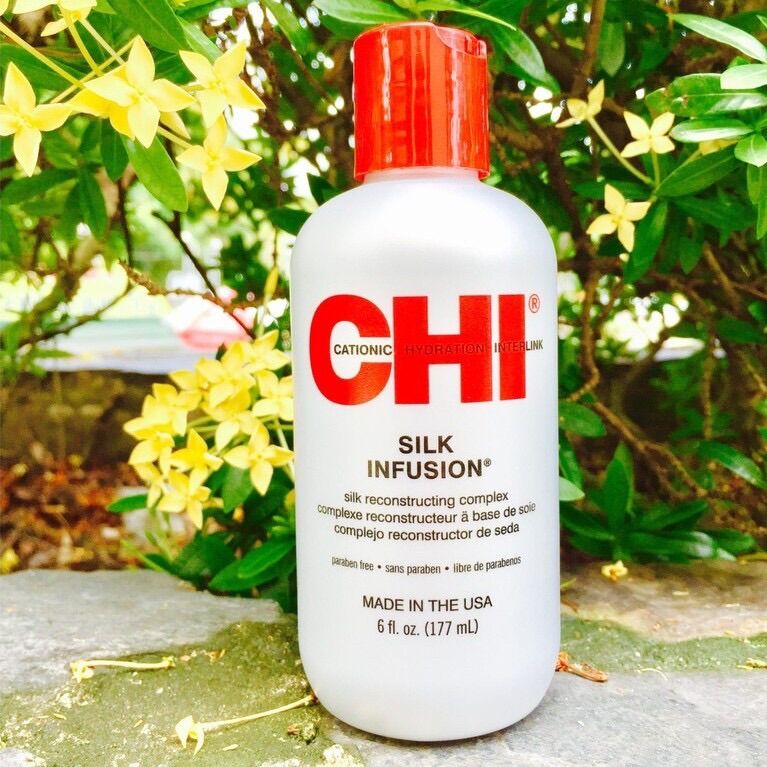 Tinh dầu dưỡng tóc mềm mượt CHI Silk Infusion 177ml