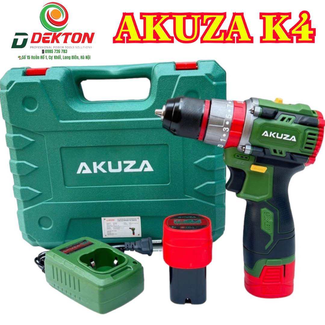 Akuza K4 Máy Khoan 3 chức năng Dùng Pin 16