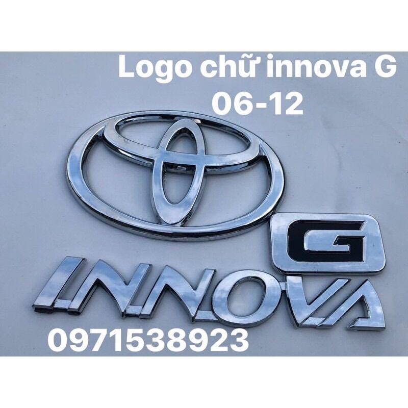 [Mã LIFE15S20K giảm 10% đơn 59K] TOYOTA INNOVA G E dán đuôi xe