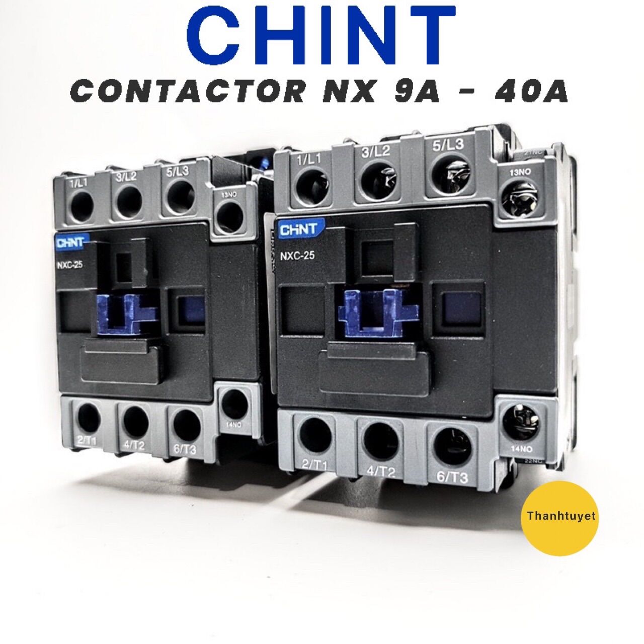 Khởi động từ - contactor chint nxc12/18/22/25/32//38a