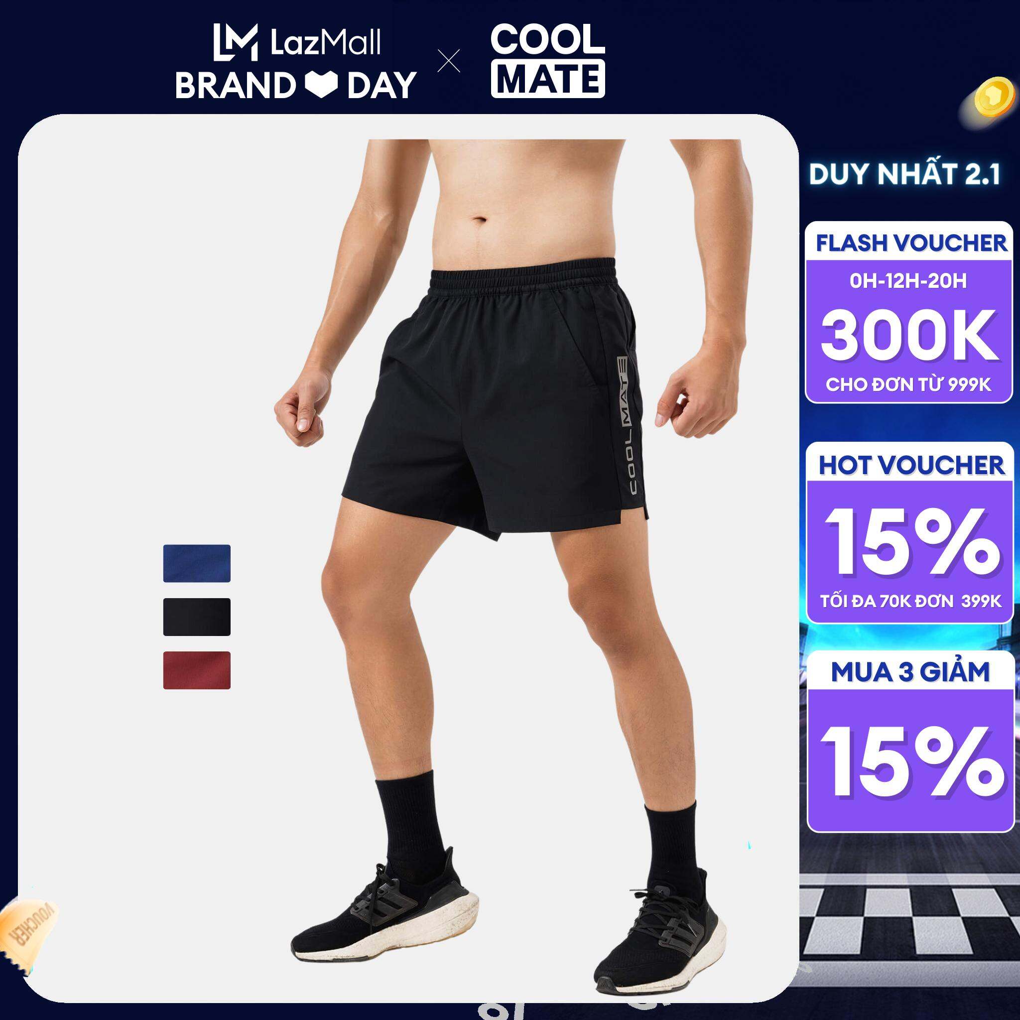 CHỈ 2.1 MUA 3 GIẢM 15Quần Shorts Gym 5" Essentials siêu thấm hút nhanh khô Thương hiệu Coolmate