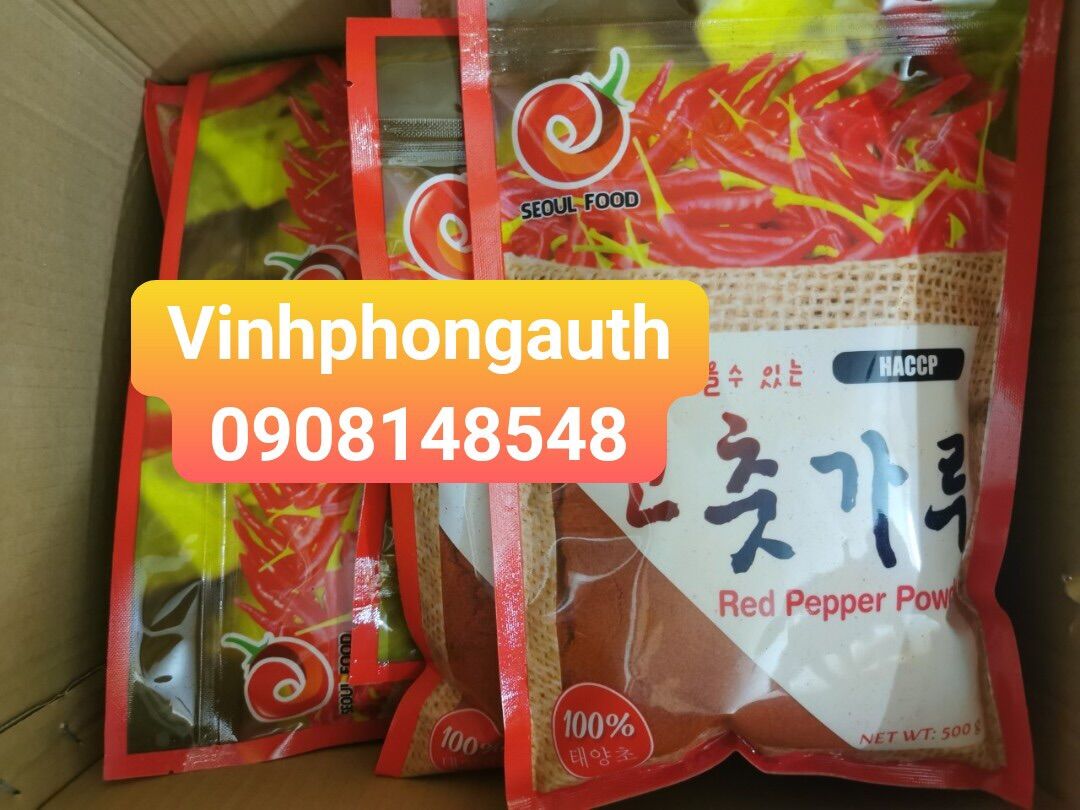 BỘT ỚT HÀN QUỐC - NHUYỄN- RED PEPPER POWDER 500gr