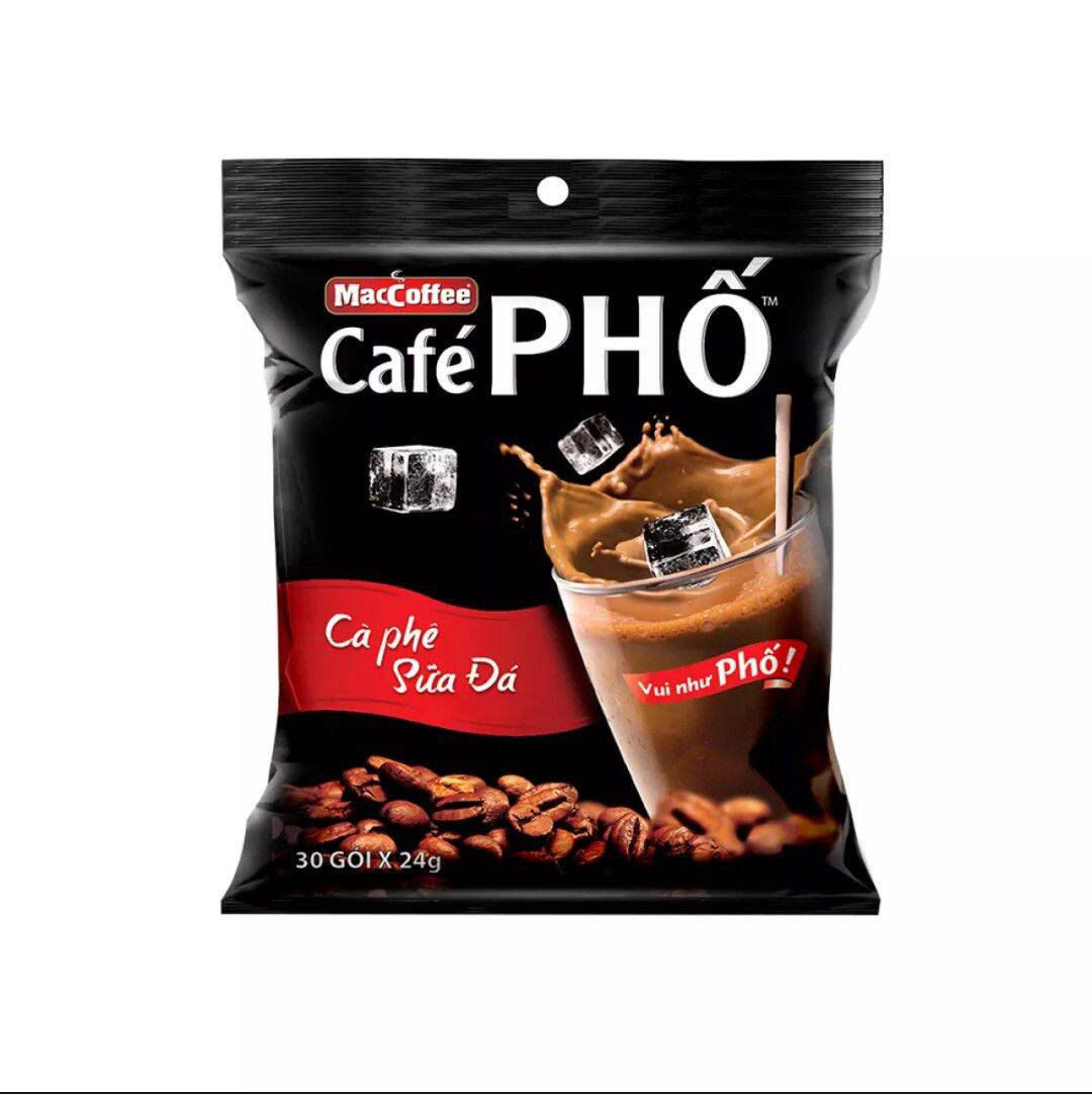 Cà Phê Phố Sữa Đá - Maccoffee (30gói * 24g)