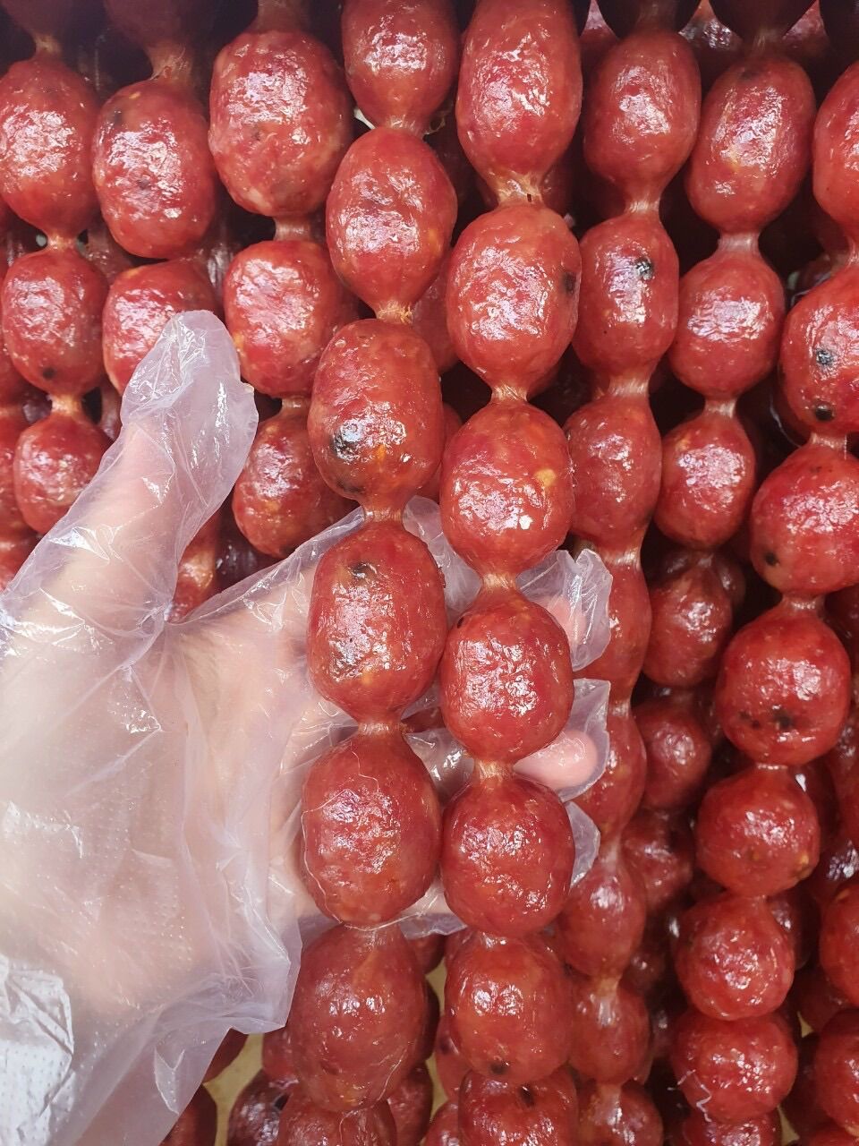 Lạp xưởng tươi hồ lô