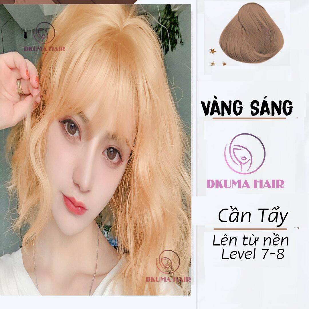 Màu nhuộm vàng sáng dkumahair