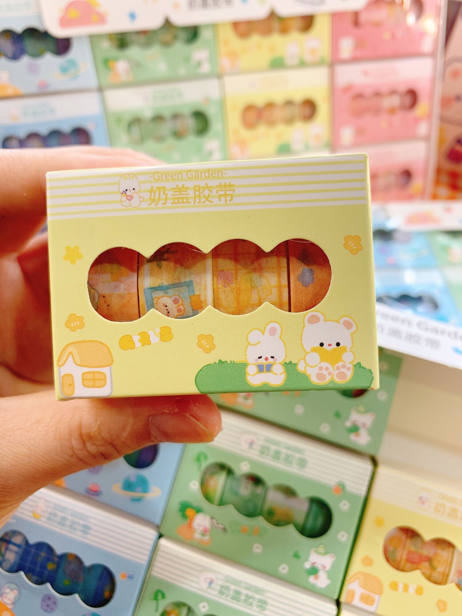 Set 4 cuộn washi tape
