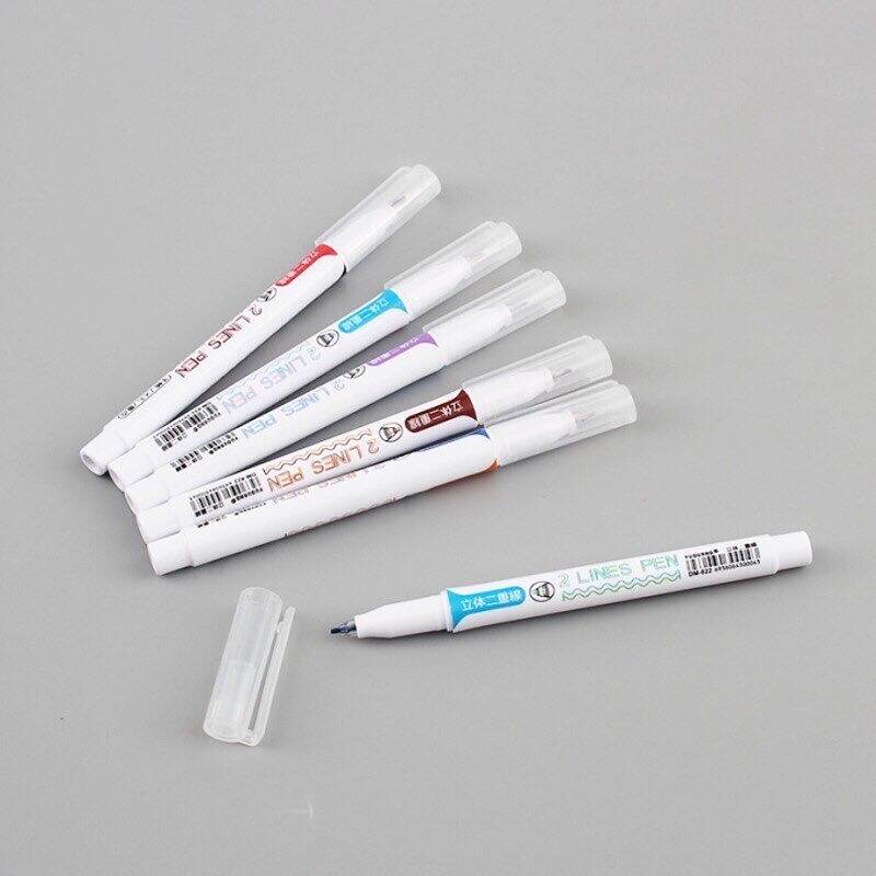 [HCM]Bút mực đầu 2 ngòi viết nét đôi sáng tạo